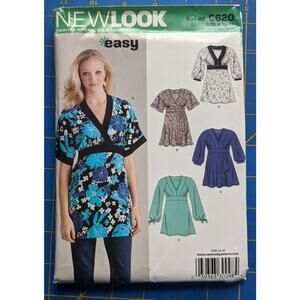 UNCUT New Look Pattern #6620 Top Size 10-22